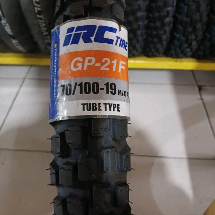 Ban luar IRC CROSS ukuran  70/100 ring 19 COCOK UNTUK PENGUNUNGAN DAN JALAN JELEK, AWET DI PAKAI UNT