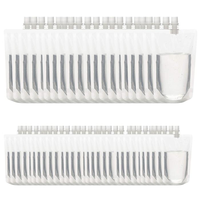 50PCS Liquid Stand Bag Leak Proof Drink Packaging Bag Spout Pouch For