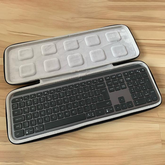 For Logitech MX Keys Waterproof Portable Carrying Case for Logitech