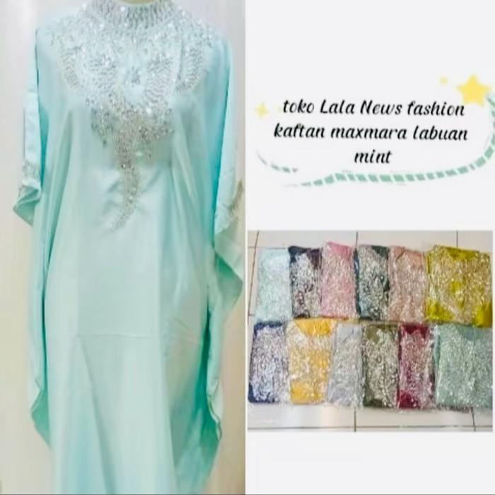 Kaftan Velvet Labuan Maxmara + payet jepang
