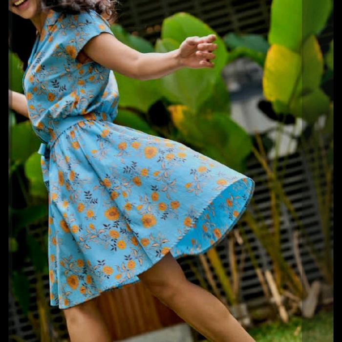 Dress Batik Keris Second Original tdk prnh dipakai Katun