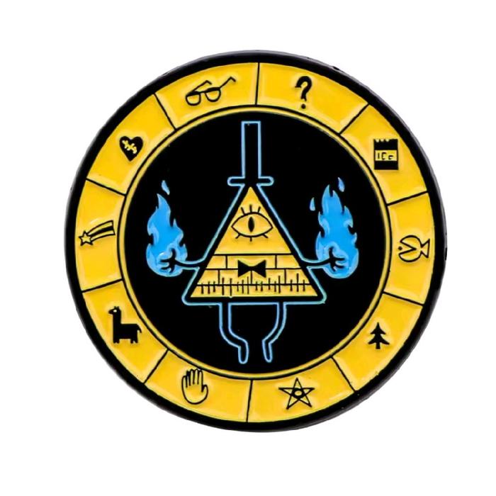 Bros Pin Enamel Gravity Falls