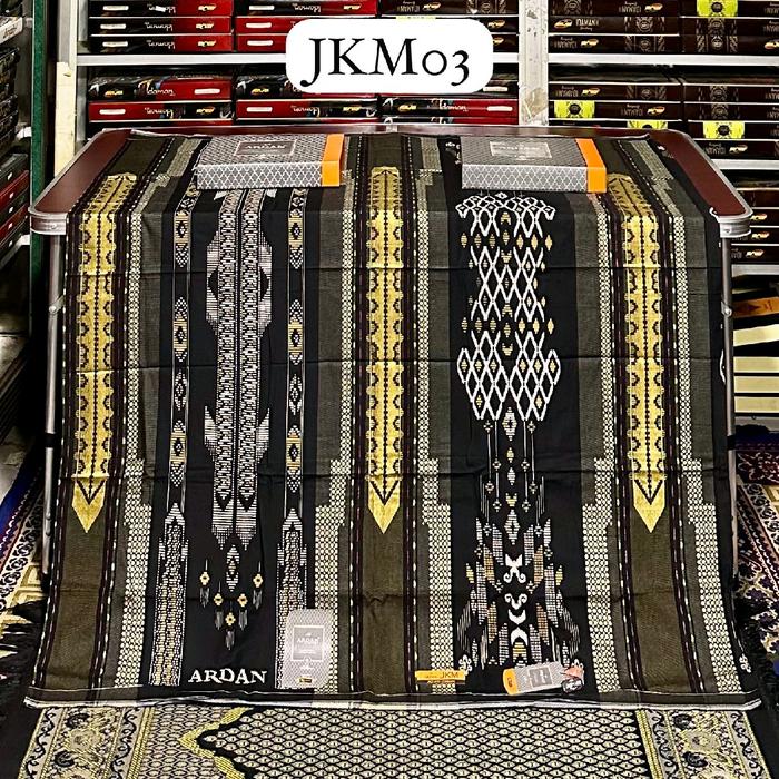 SARUNG ARDAN STAR JKM  KUALITAS GOLD  BLACK SARIES