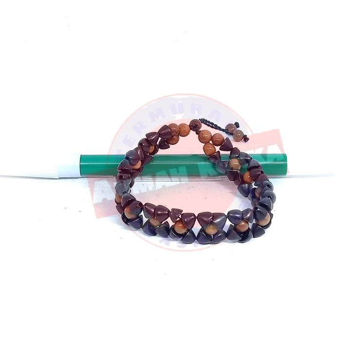 gelang kokka ASLI REL ANGGREK HITAM kaoka kaukah kaokah
