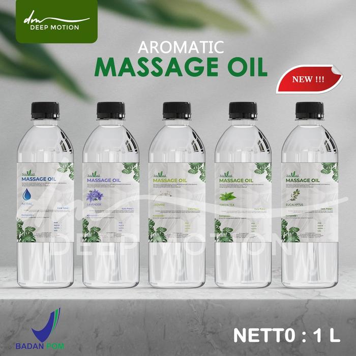 Body Massage Oil Minyak Urut Pijat Mengandung Zaitun Aman Wangi Soft Lembut di Kulit Kemasan 1L