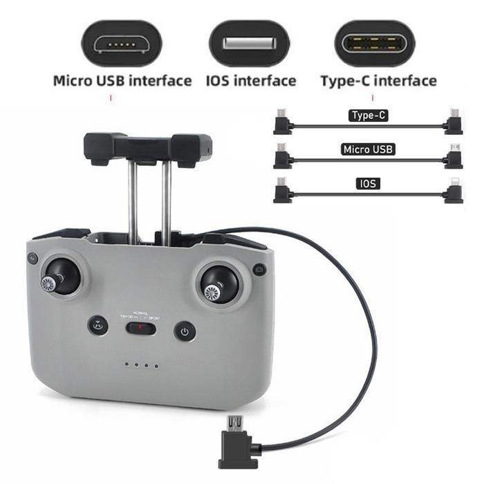 Kabel OTG DJI SERIES Micro, Type C, Iphone For Dji Mavic Air2 3Pro Kabel OTG Remote Drone DJI
