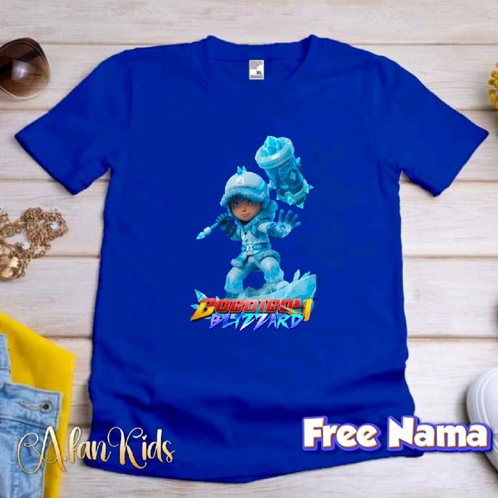 baju boboiboy blizzard kaos anak Fashion