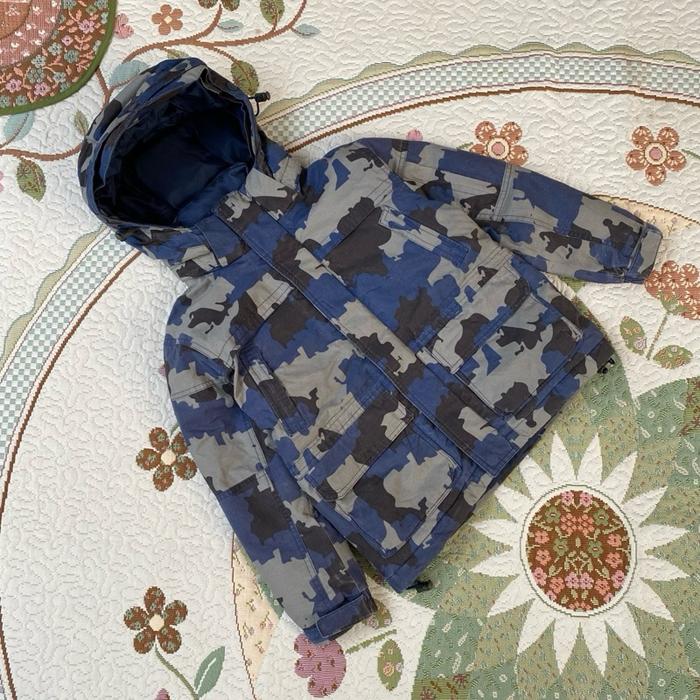 Jacket winter anak parka military camo washed ecwcs super cakep rare