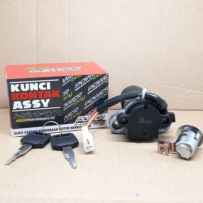 KUNCI KONTAK SATRIA FU OLD KONTAK SET ASSY SATRIA FU NEW NON INJEKSI MERK POWERBOY