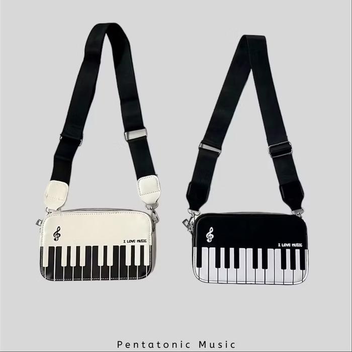 Tas Piano Camera Bag Pentatonic Music Kado Hadiah Musik