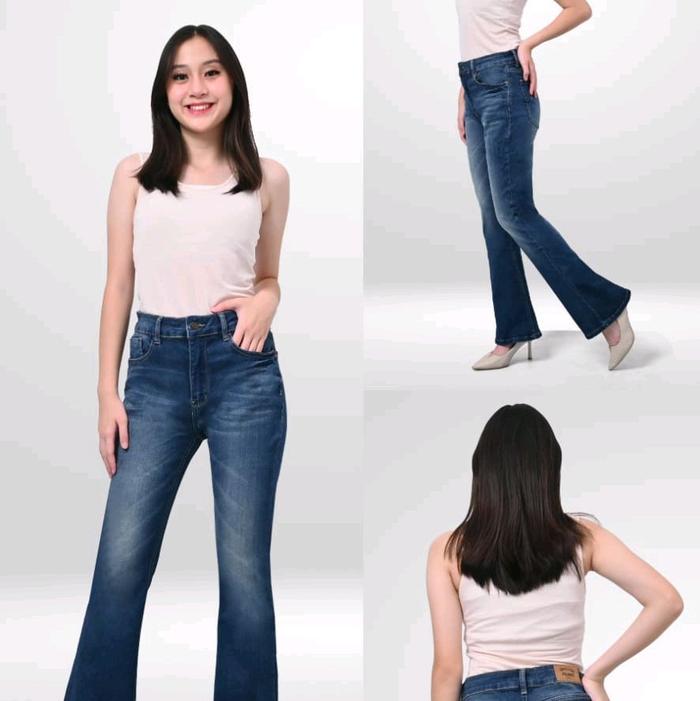 FELINO JEANS | CELANA PANJANG CUTBRAY | CELANA FELINO | MEDIUM GREEN WHISKER | 28 29 30
