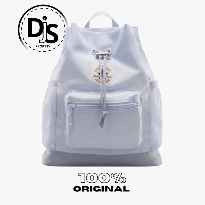 Tas Converse Original Converse Go Lo Cinched bucket bag Biru muda