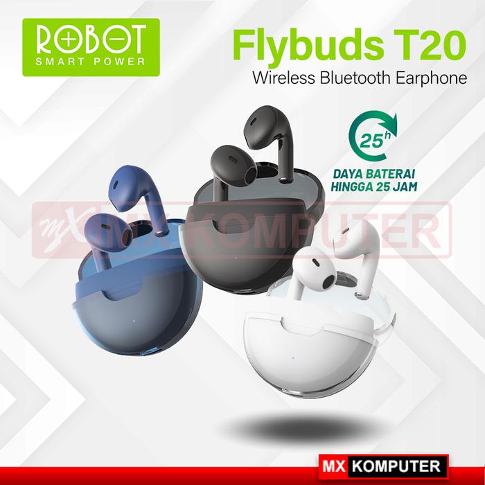 Robot TWS Wireless Earphone Flybuds T20 Original Bluetooth 5.3