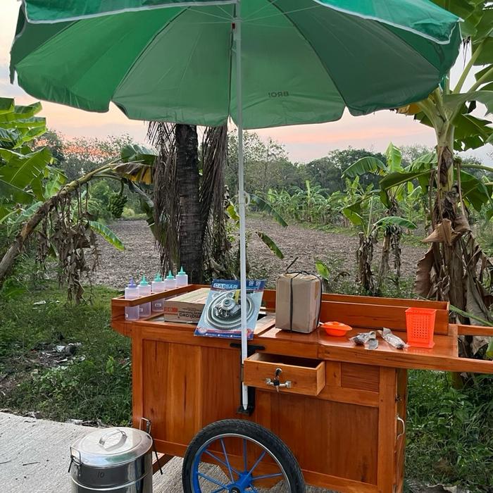 gerobak cuanki gerobak bakso kuah gerobak bakwan kawi lengkap perabotan