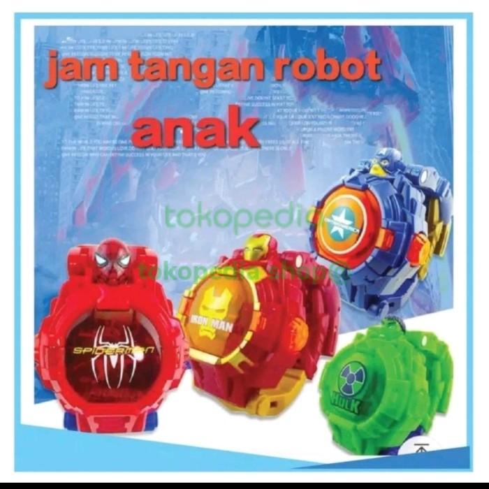 PALING POP JAM TANGAN ANAK ROBOT BESAR HULK + FREE BATERAI