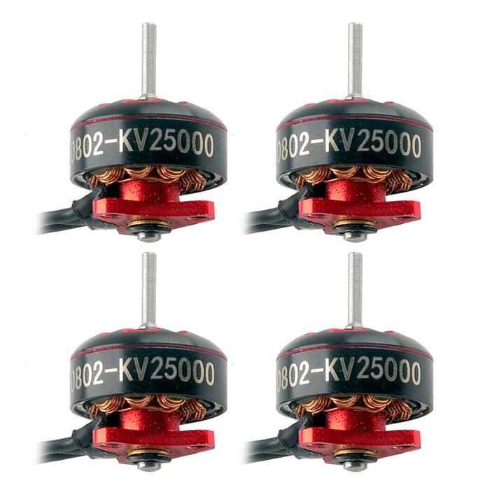 4pcs Happymodel EX0802 14000KV/ 19000KV/ 25000KV 1-2S Brushless Motor