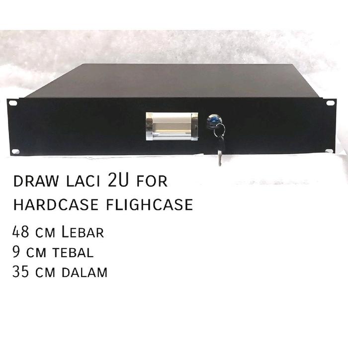 hardcase drawer box untuk tempat mic 2U