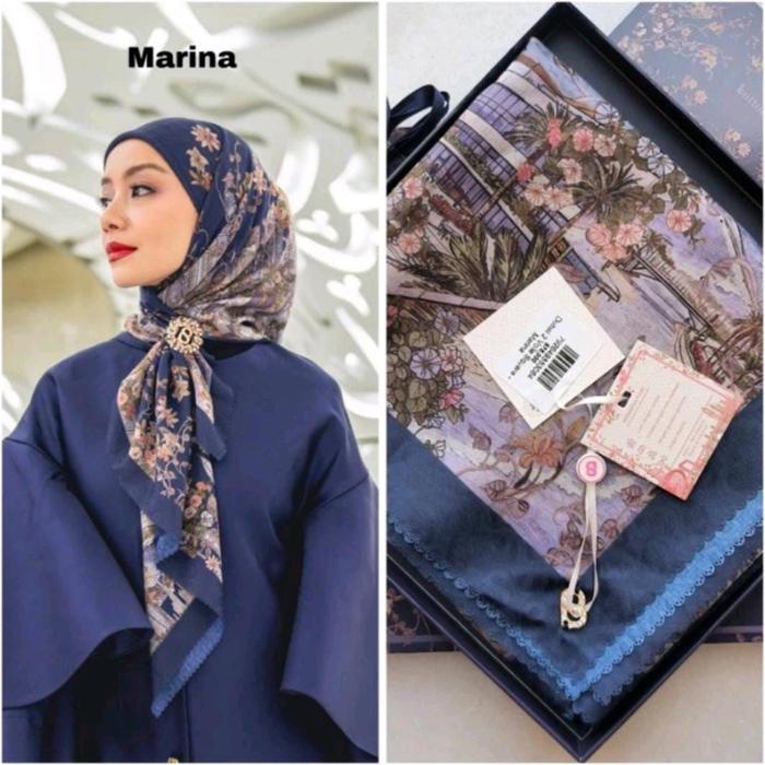 Hijab Buttonscarves Jilbab Segi Empat Buttonscarves Litle Mermaid Seoul Dubai Series