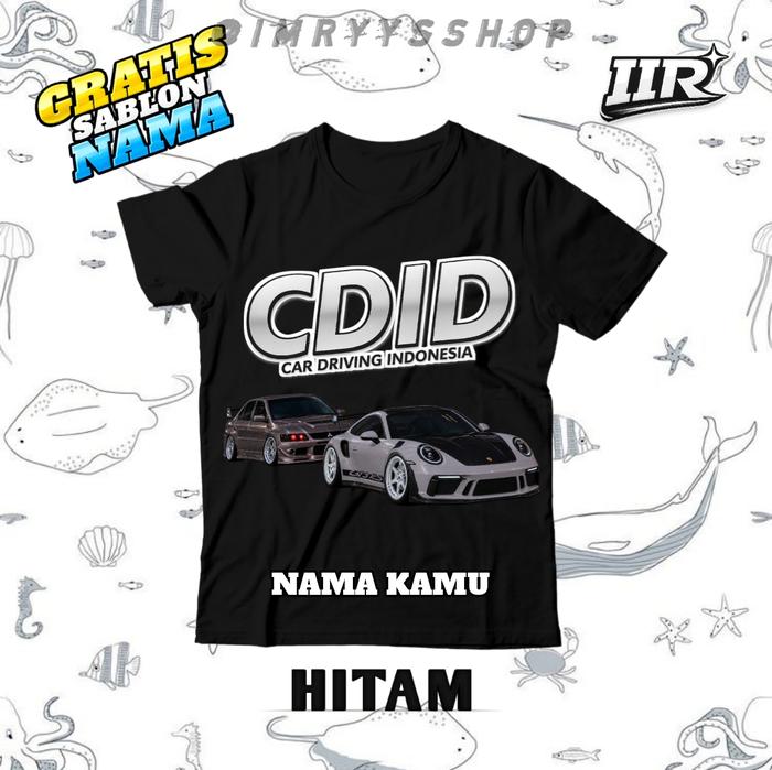 (BISA COD) Kaos Atasan Anak Gambar CDID Game Roblox Modif Mobil Indonesia / Baju Car Driving Indones