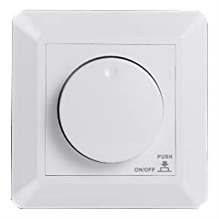 LED Dimmer Switch, Flush-Mounted Dimmer for Dimmable LED and Halogen, 5-300 W Dimmer Switch LED, Pha