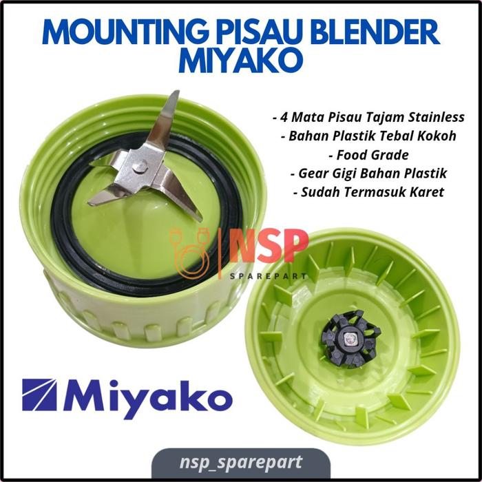 MOUNTING PISAU BLENDER MIYAKO BARU 4 MATA PISAU TAJAM