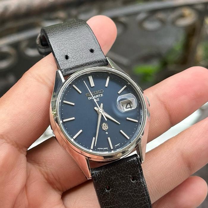 SEIKO QUARTZ QZ BLUE JAM TANGAN ORIGINAL BEKAS SECOND