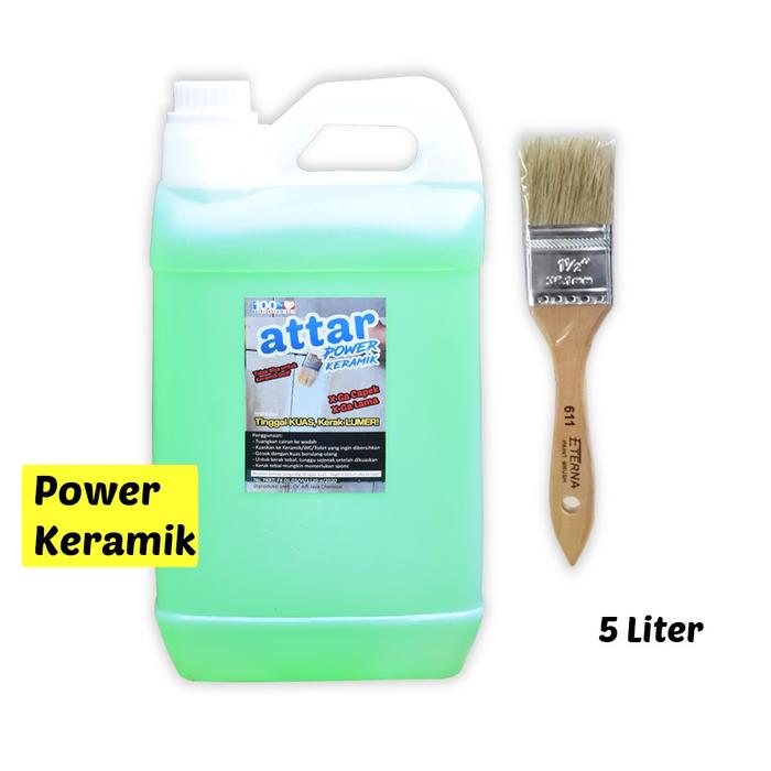 Formula BARU! ATTAR Power Pembersih Kerak KERAMIK / WC / Toilet 5 Liter