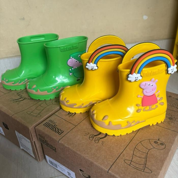 MINI MELISSA WELLY PEPPA PIG Sandal sepatu anak original