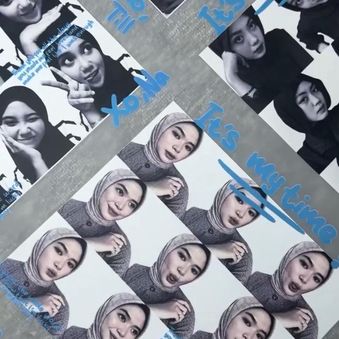STIKER FOTO SABLON KAOS BUCIN