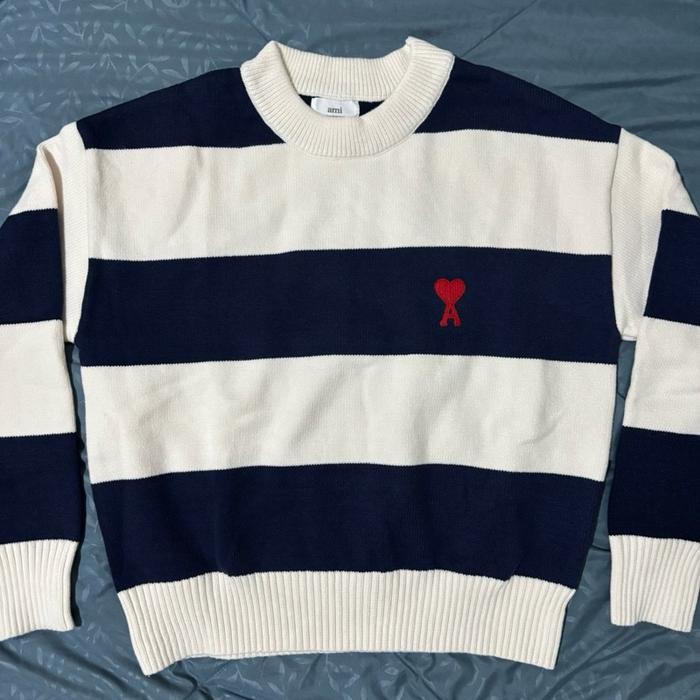 Sweater ami paris unisex stripes