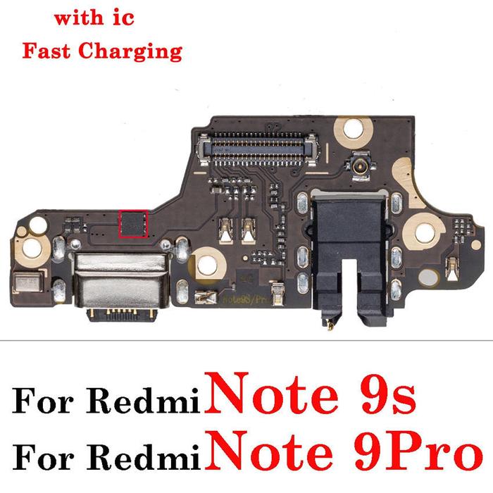 Papan PCB Charger Xiaomi Redmi Note 9 Pro Kualitas