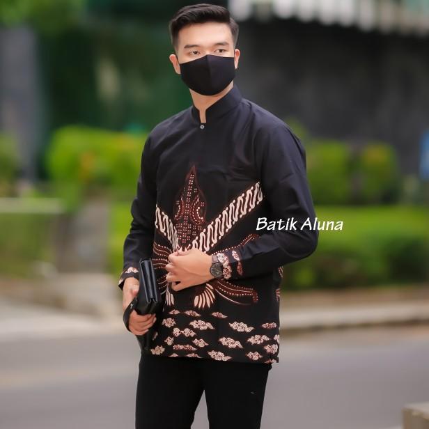 Baju Koko Pria Lengan Panjang Terbaru 2022 Ori Premium - Bahan Katun Premium - Motif, Batik, Muslim,
