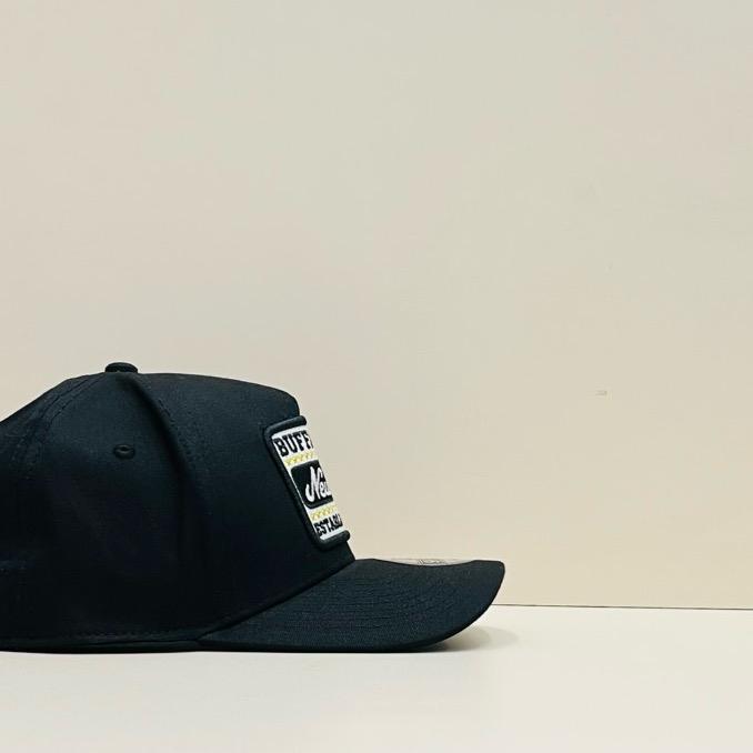 Topi baseball hitam bordir bufalo