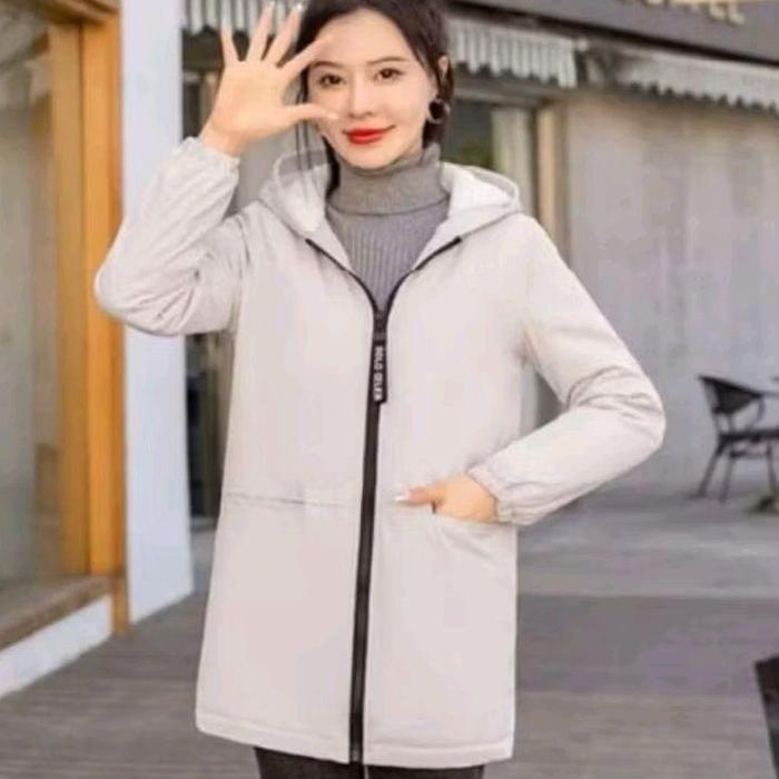 Jaket Musim Dingin Wanita Jepang untuk Baju Atasan Wanita High Quality Ultra Light Thermal Tech Bulu