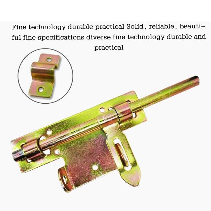 6/10Inch Slot Pintu Otomatis Kunci Grendel Pintu Grendel Pintu Jendela Kunci Pintu Otomatis Rumah Se