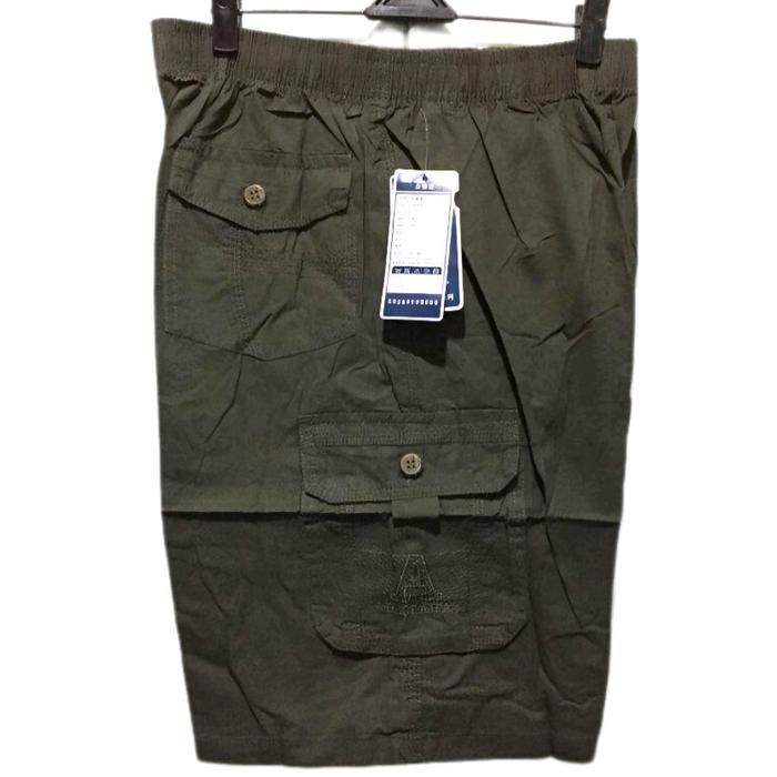 celana katun pendek pria jumbo / celana import pinggang karet pria jumbo Shorts Surfing Chino Distro