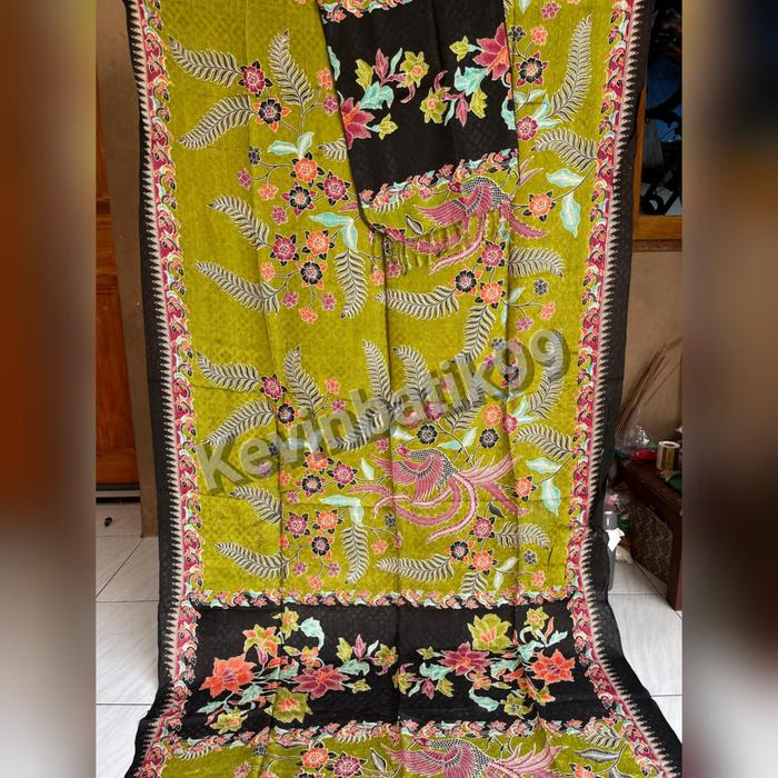 Kamen Sutra Doby Viscose Atbm set selendang Motif Burung Walet Premium Original - Sutra viscose doby