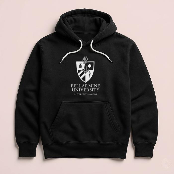Hoodie BELLARMINE University Louisville Kentucky Premium Fleece Cloth Sweater Jacket Hood Black Hita