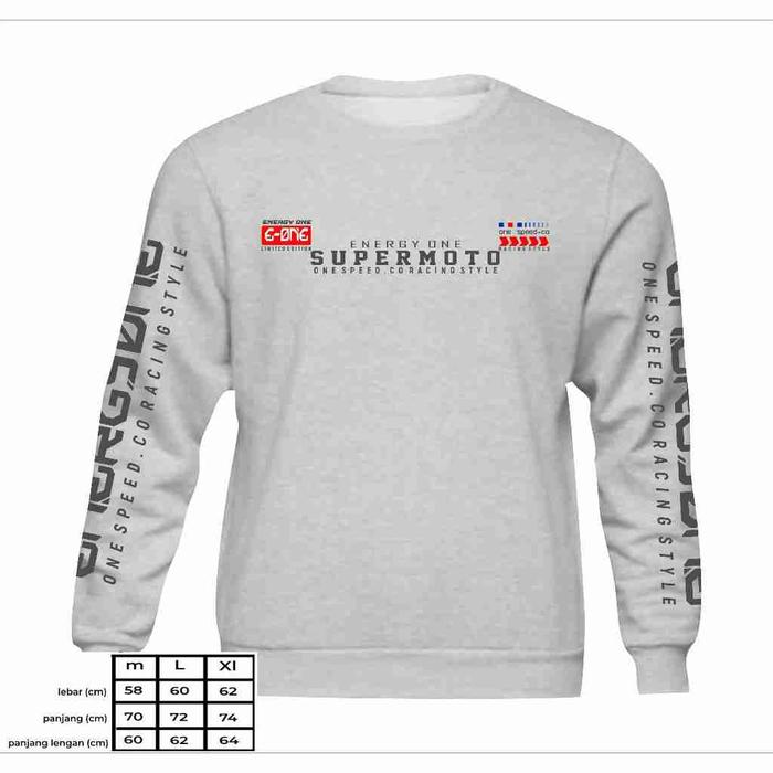 ONE SPEED sweater SUPERMOTO ENERGY ONE Sweater Racing Oneone speed Switer pria wanita Distro sablon 