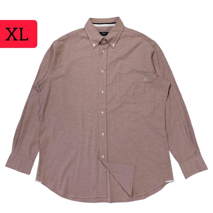 Kemeja Oxford lengan panjang ERMENEGILDO ZEGNA SPORT ( size XL )
