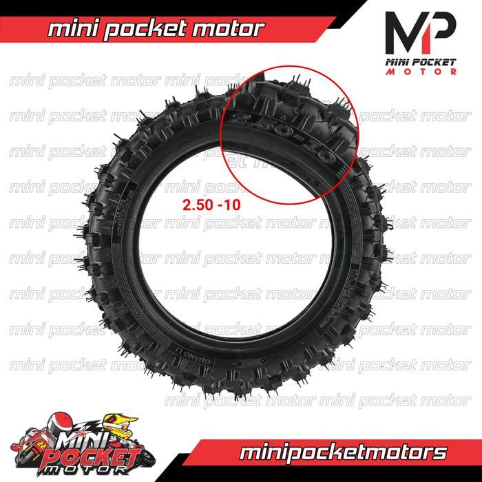 Ban Luar Motor Mini Trail 2.50-10 Ring 10 ( Offroad ) Pasti Promo