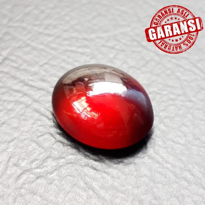 Batu Natural Garnet Cabochon Crystal Gems Permata Grosir Garansi Asli
