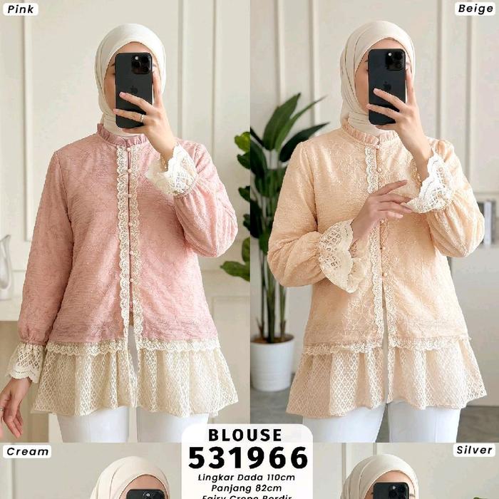 Blouse atasan wanita extu dan Qla dewasa all size