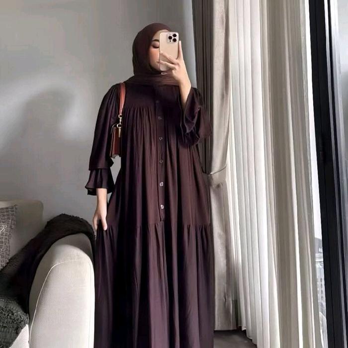 gamis amanda rayon twill