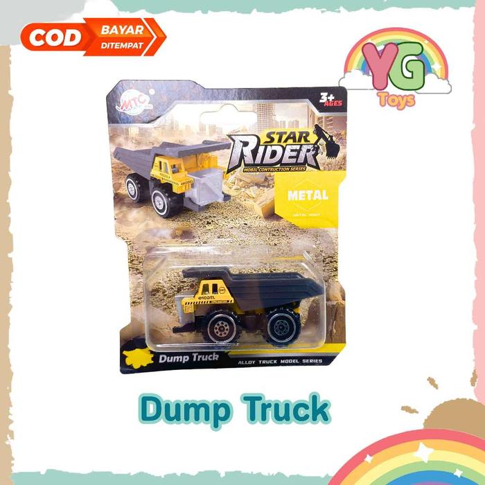 YGtoys Mainan Diecast Mobil Konstruksi Truck Mobil Construction Bahan Besi Metal