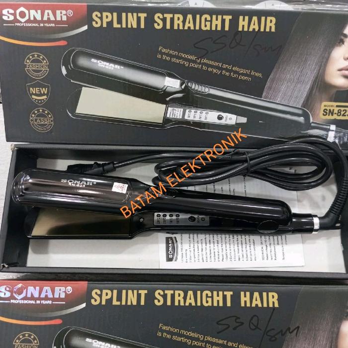 Catokan Sonar Fast Heating SN-823 Splint Straight Hair Catok Plat Lurus Original Teknologi Fast Hea