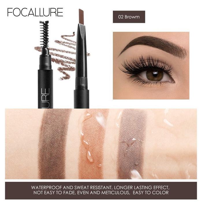 Focallure Waterproof Long Lasting Eyebrow Pencil FA18