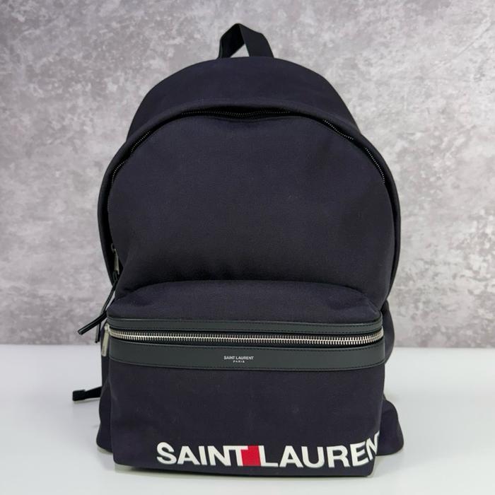 Saint Laurent Paris Logo Backpack