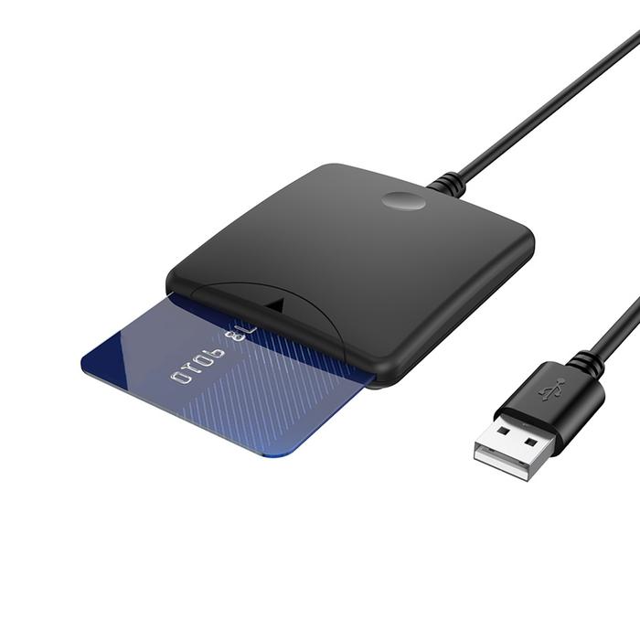 USB Smart Card Reader Portable Smart Chip Reader Support for Windows