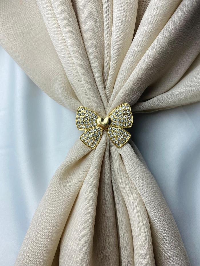 (Sale Tanpa Box) Radwah - Ribbon Ring - Aksesoris Ring Hijab Wanita